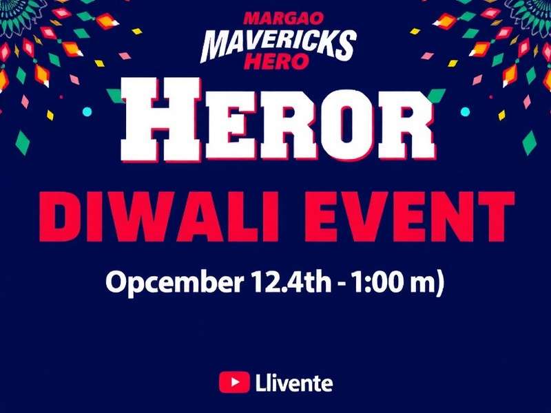 Diwali Celebration in Margao Mavericks Hero Margao Mavericks Hero Diwali Event